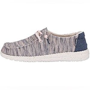 Hey dude Wendy Sox light pink size 6 slip on shoes cross strap